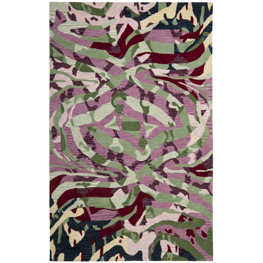 SAFAVIEH Soho Collection SOH707A Handmade Rose/Multi Rug Image 1