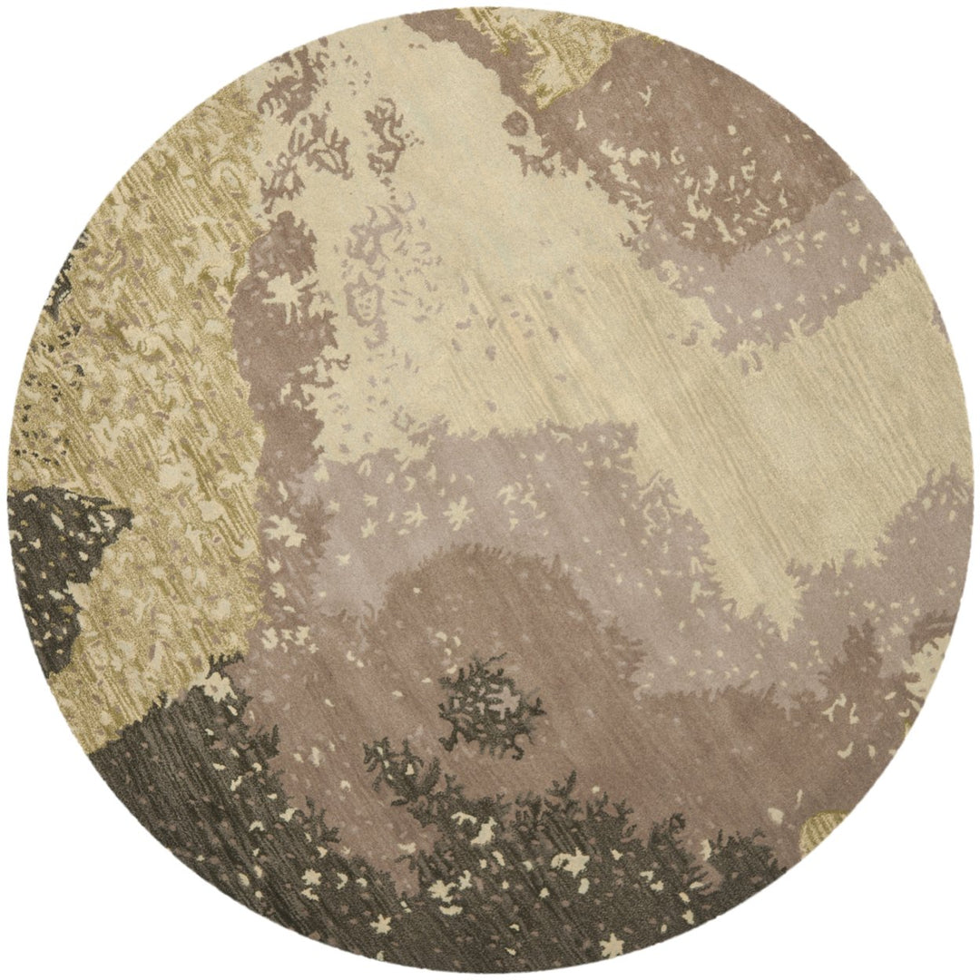 SAFAVIEH Soho Collection SOH706A Handmade Sage/Multi Rug Image 3