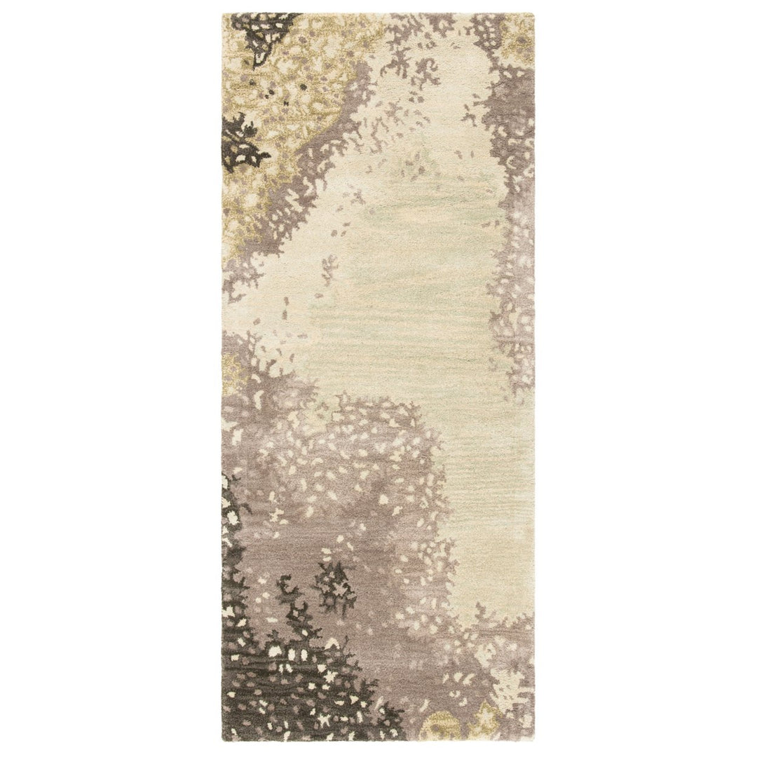 SAFAVIEH Soho Collection SOH706A Handmade Sage/Multi Rug Image 4