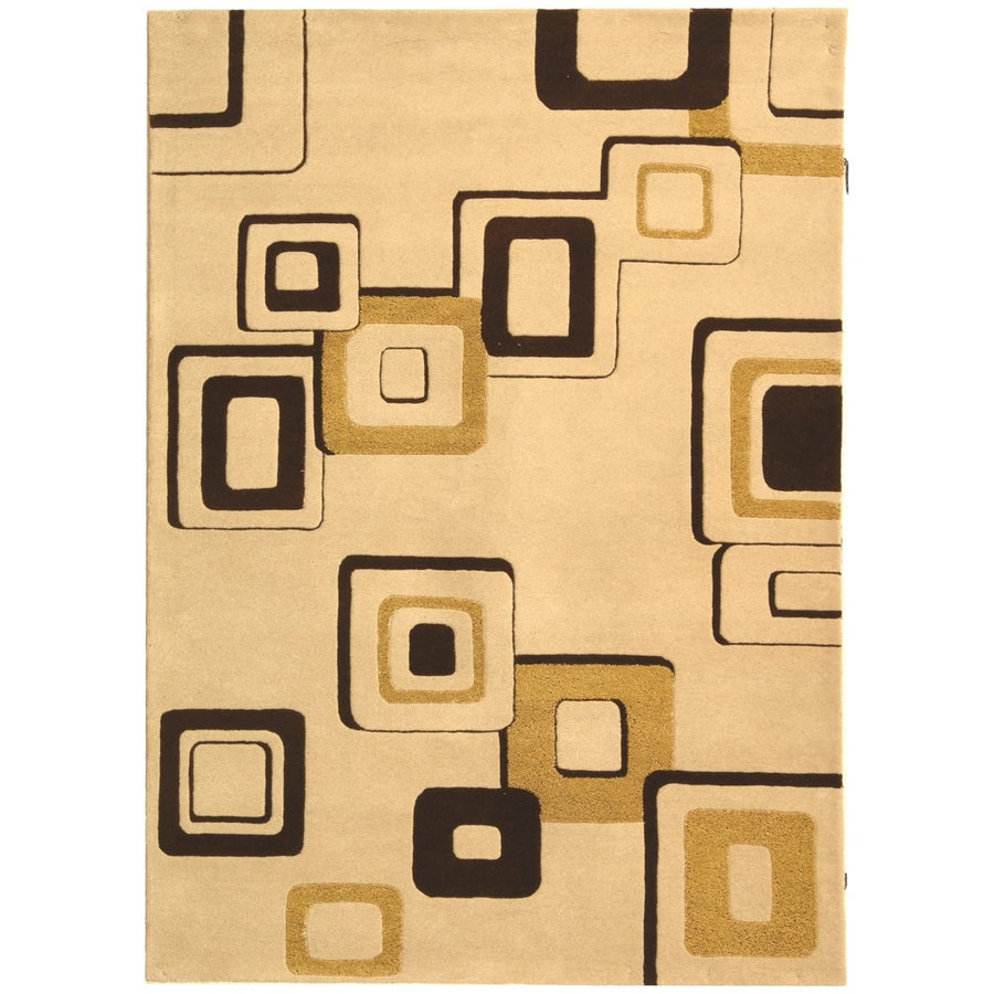 SAFAVIEH Soho SOH711A Handmade Beige / Brown Rug Image 1