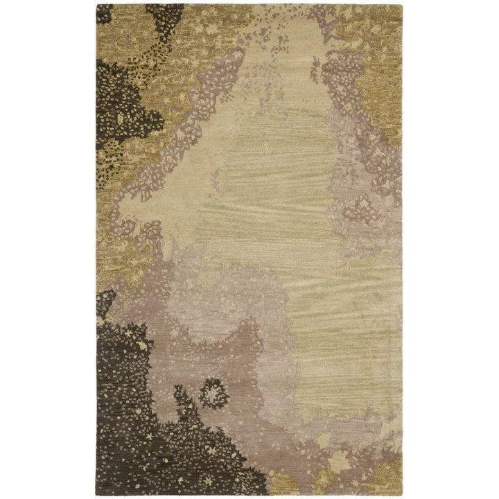 SAFAVIEH Soho Collection SOH706A Handmade Sage/Multi Rug Image 8