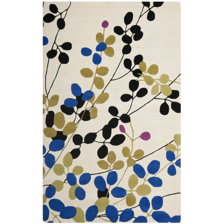 SAFAVIEH Soho SOH710A Handmade Ivory / Multi Rug Image 7