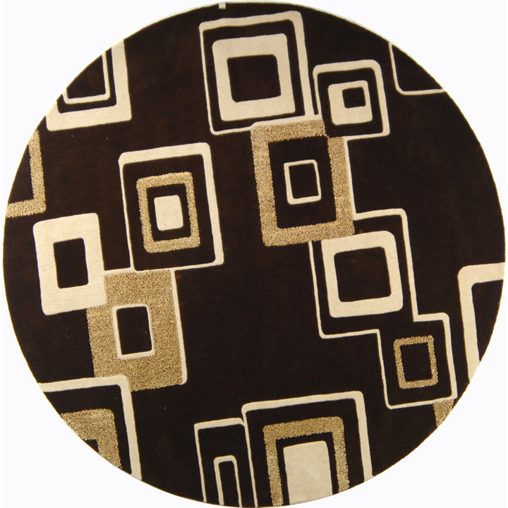 SAFAVIEH Soho SOH711B Handmade Brown / Beige Rug Image 4