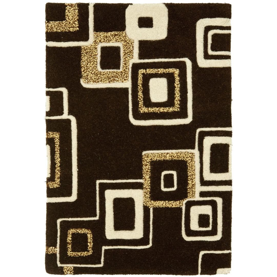 SAFAVIEH Soho SOH711B Handmade Brown / Beige Rug Image 8