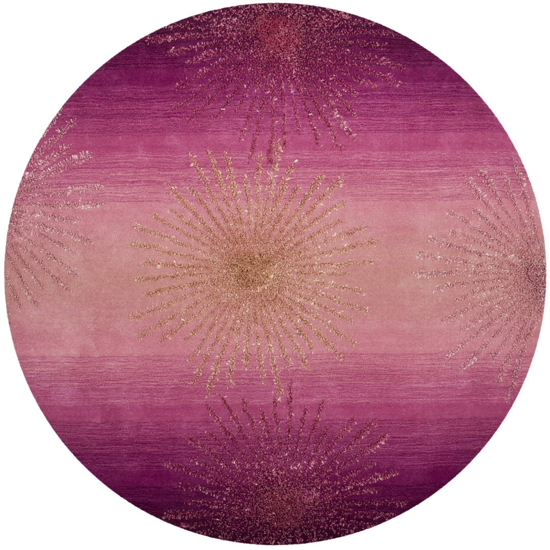 SAFAVIEH Soho Collection SOH712N Handmade Pink Rug Image 4