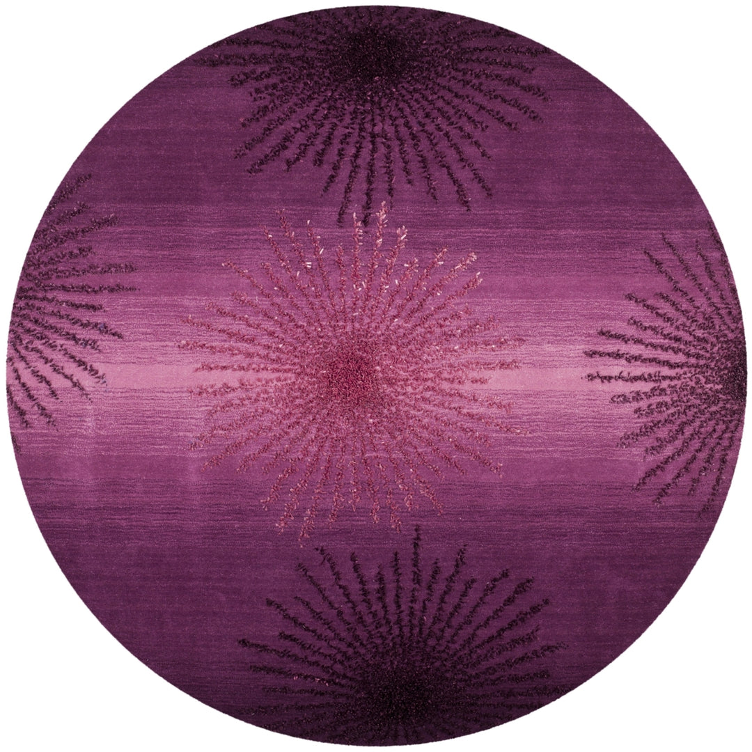 SAFAVIEH Soho Collection SOH712Q Handmade Purple Rug Image 4