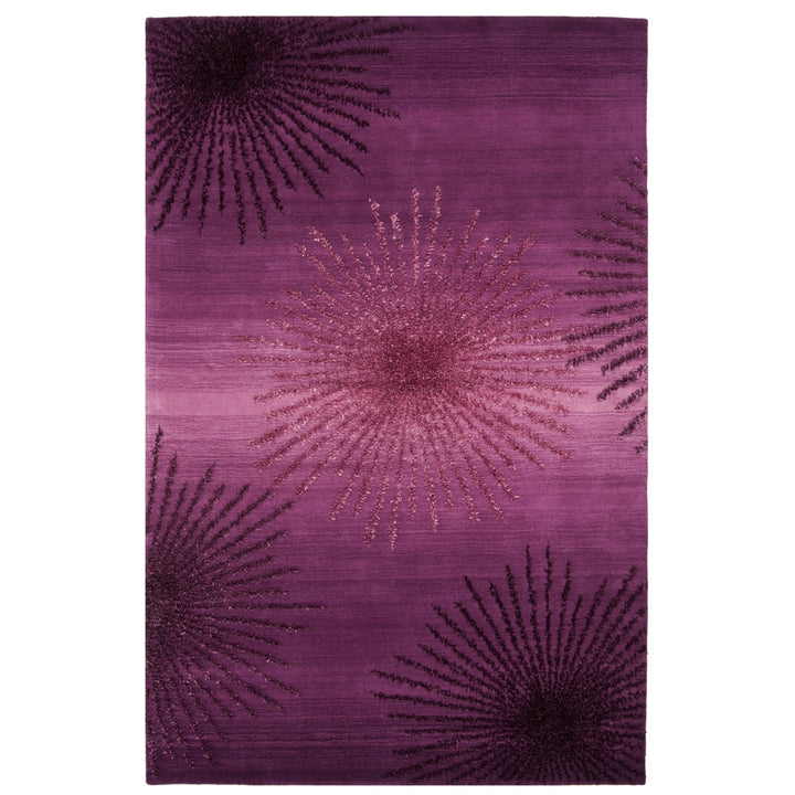 SAFAVIEH Soho Collection SOH712Q Handmade Purple Rug Image 11