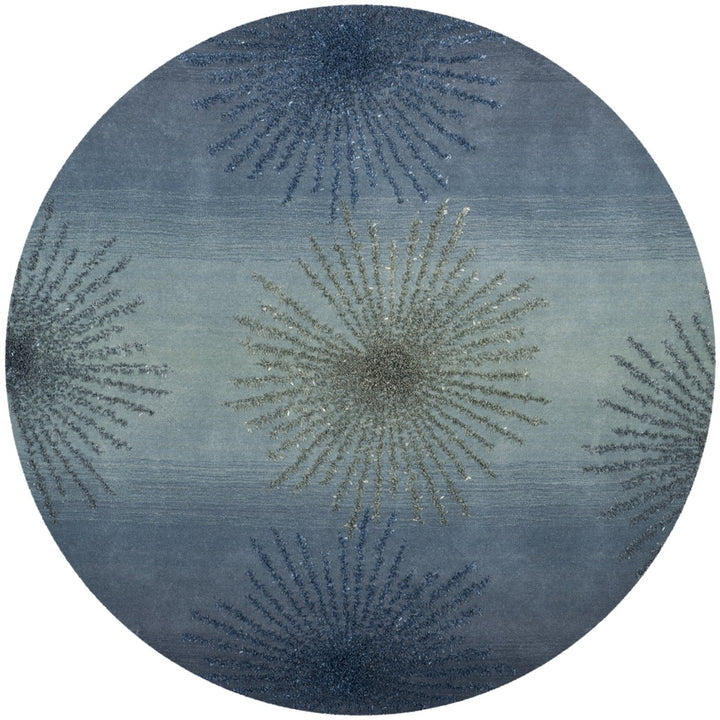 SAFAVIEH Soho Collection SOH712W Handmade Denim Rug Image 1