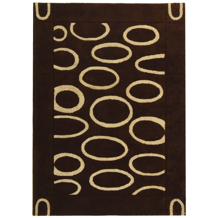 SAFAVIEH Soho SOH714C Handmade Brown / Ivory Rug Image 1