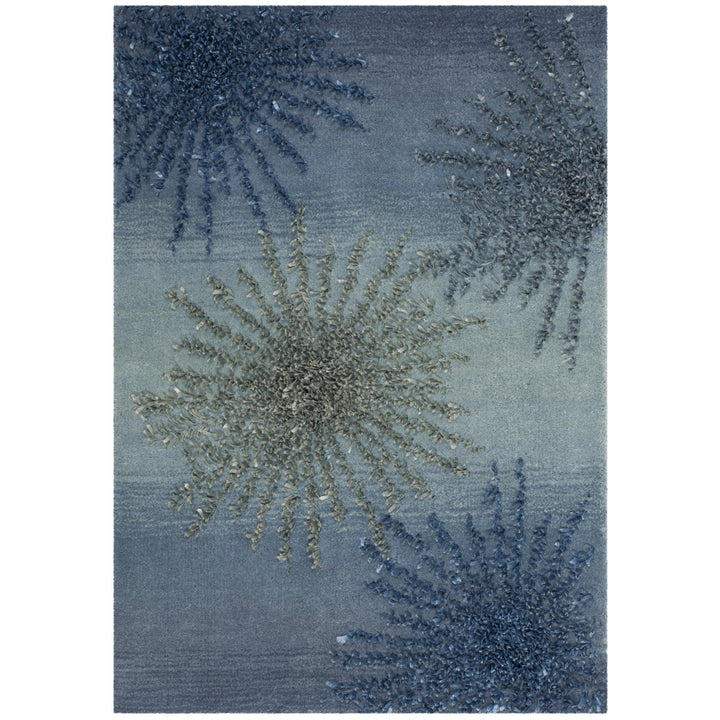 SAFAVIEH Soho Collection SOH712W Handmade Denim Rug Image 1