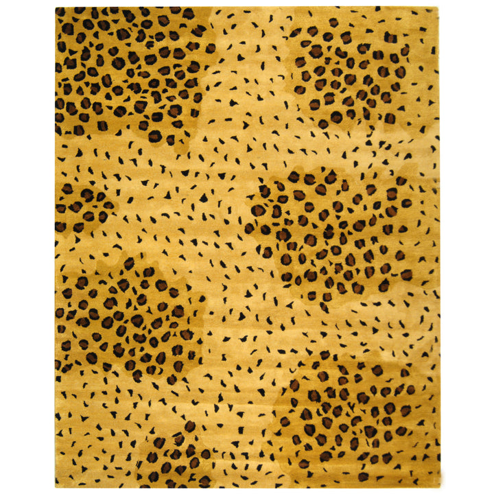 SAFAVIEH Soho Collection SOH715A Handmade Gold/Black Rug Image 1