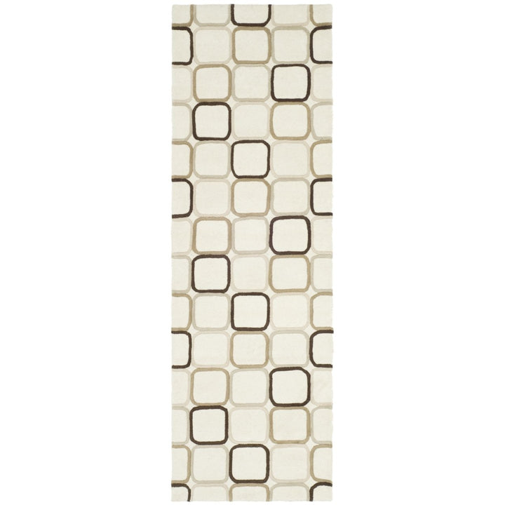 SAFAVIEH Soho SOH713A Handmade Ivory / Multi Rug Image 1