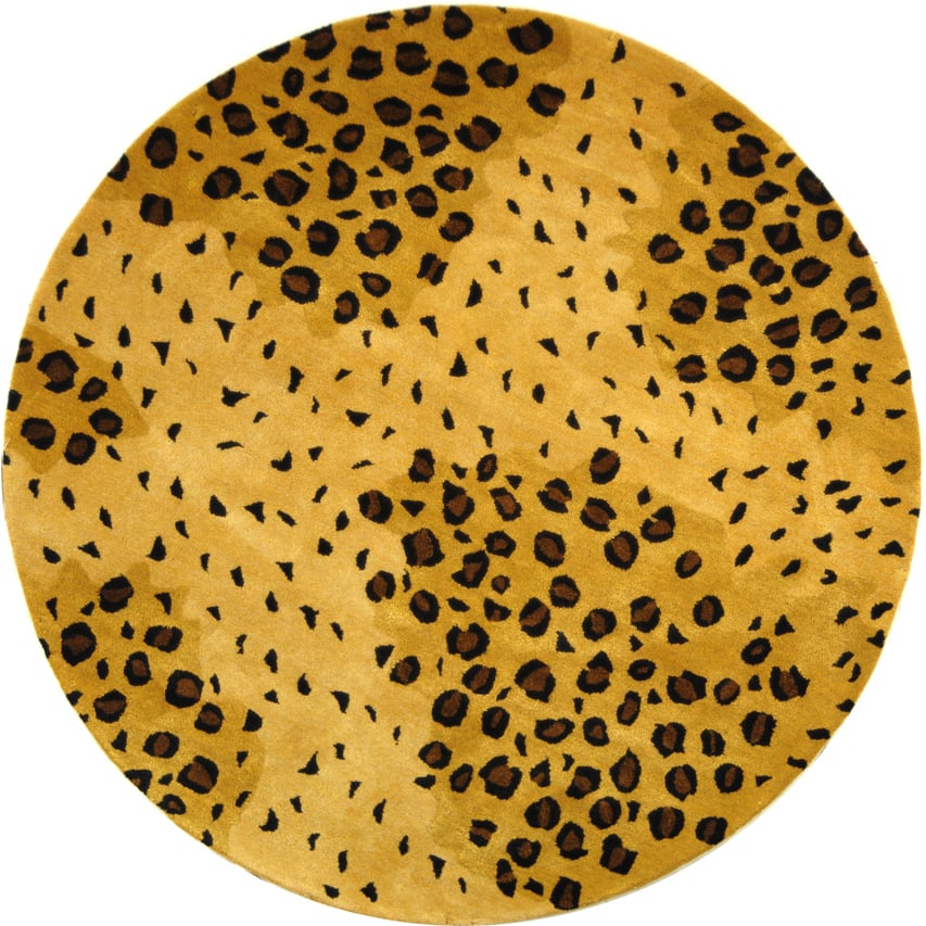 SAFAVIEH Soho Collection SOH715A Handmade Gold/Black Rug Image 4