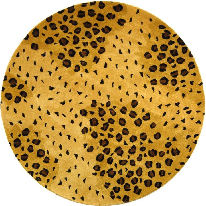 SAFAVIEH Soho Collection SOH715A Handmade Gold/Black Rug Image 1