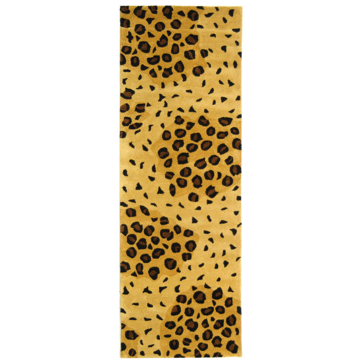 SAFAVIEH Soho Collection SOH715A Handmade Gold/Black Rug Image 1