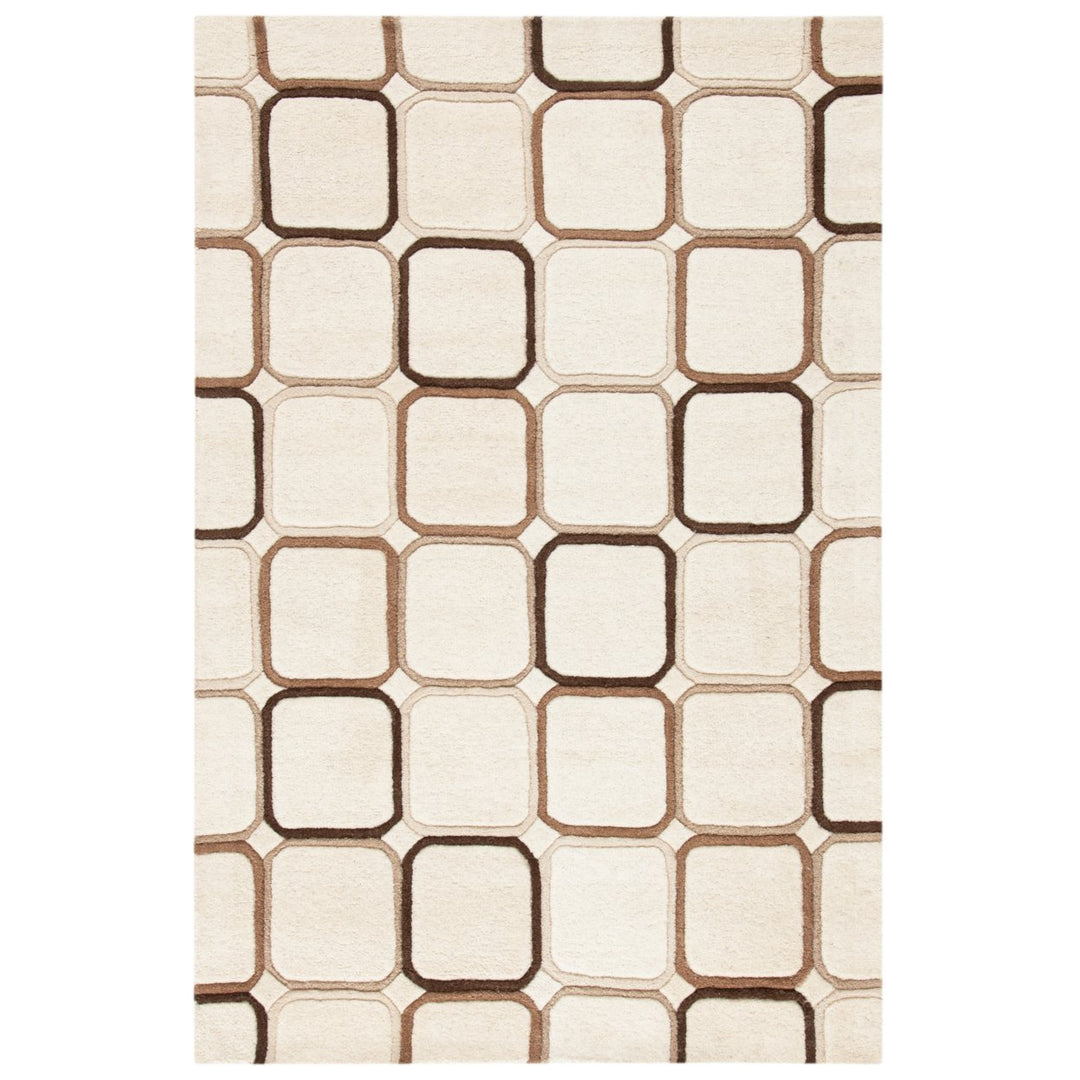 SAFAVIEH Soho SOH713A Handmade Ivory / Multi Rug Image 1