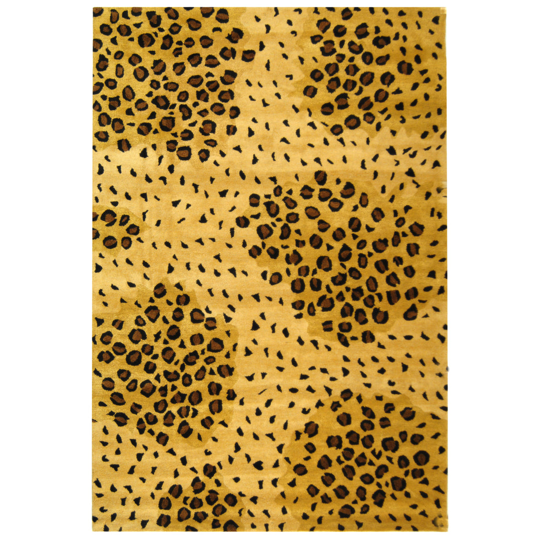 SAFAVIEH Soho Collection SOH715A Handmade Gold/Black Rug Image 8