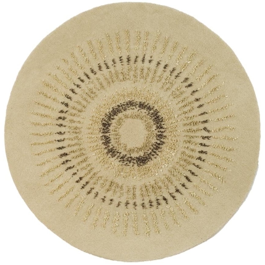 SAFAVIEH Soho Collection SOH719A Handmade Beige/Gold Rug Image 3