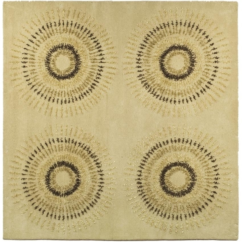 SAFAVIEH Soho Collection SOH719A Handmade Beige/Gold Rug Image 5