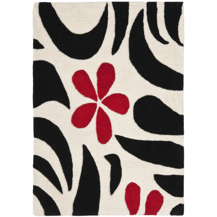 SAFAVIEH Soho SOH725A Handmade Ivory / Black Rug Image 7