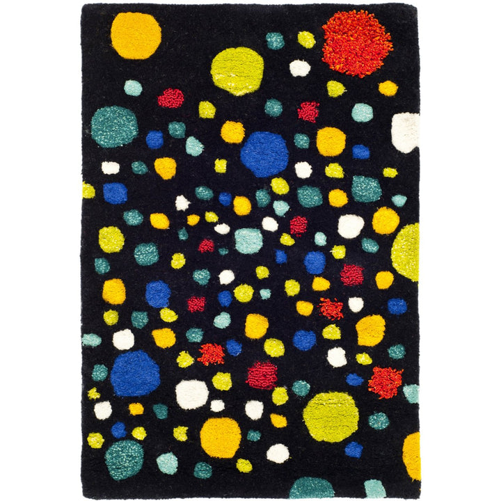 SAFAVIEH Soho SOH728A Handmade Black / Multi Rug Image 6