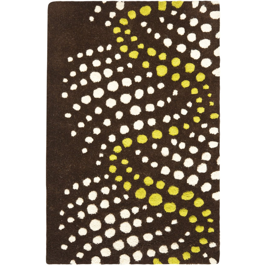 SAFAVIEH Soho SOH727A Handmade Brown / Beige Rug Image 1