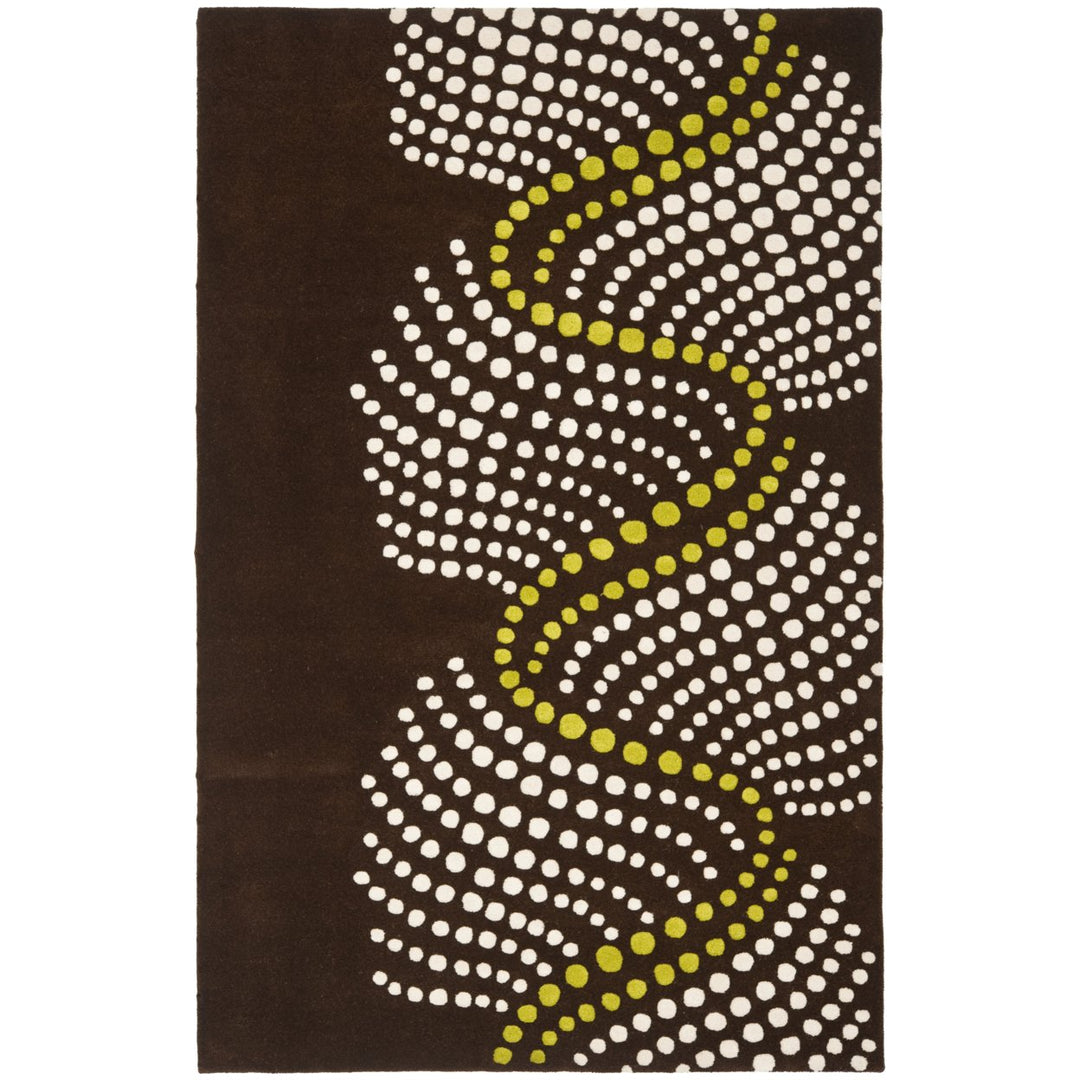 SAFAVIEH Soho SOH727A Handmade Brown / Beige Rug Image 1