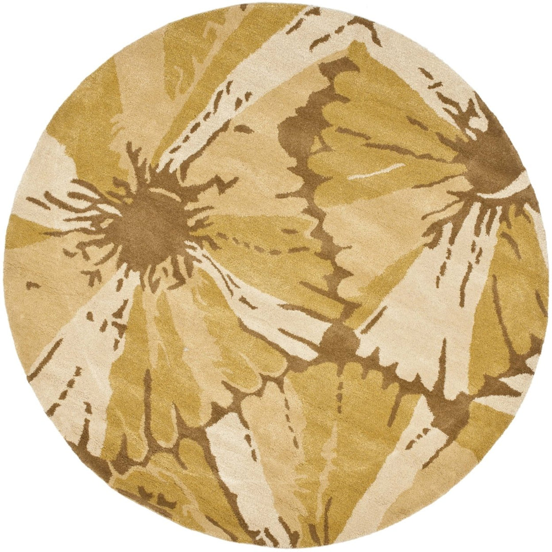 SAFAVIEH Soho SOH729B Handmade Brown / Ivory Rug Image 2