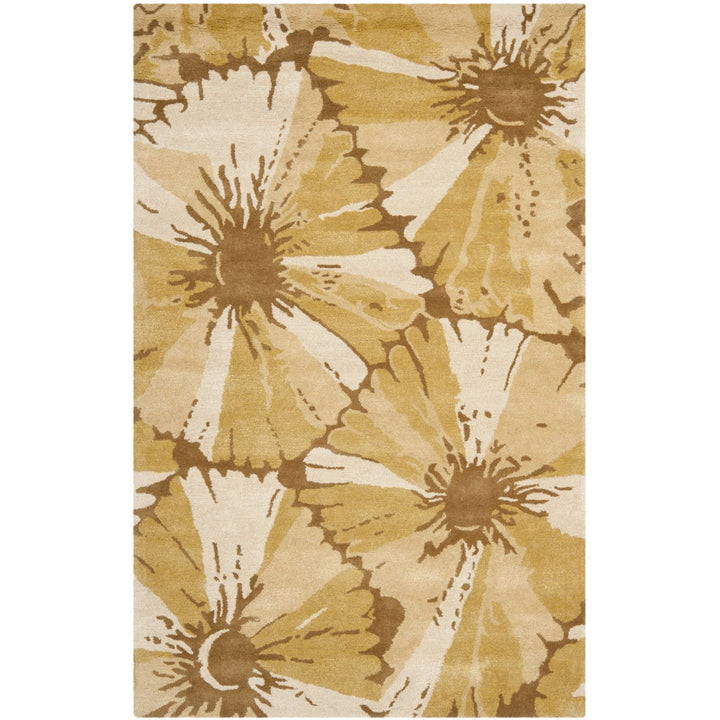 SAFAVIEH Soho SOH729B Handmade Brown / Ivory Rug Image 1