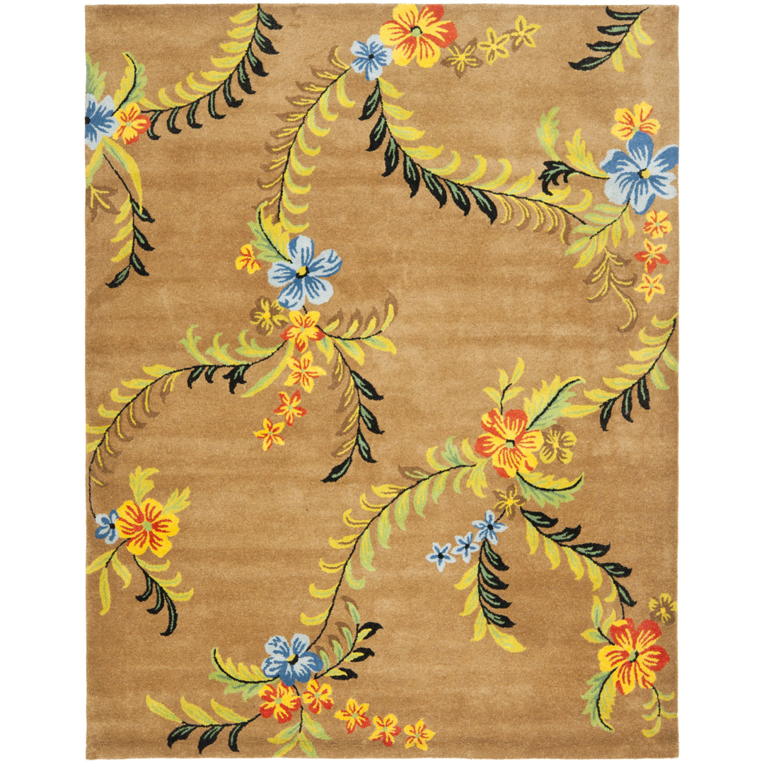 SAFAVIEH Soho SOH734A Handmade Brown / Multi Rug Image 1