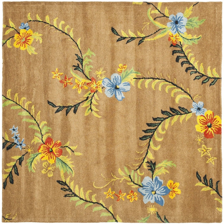 SAFAVIEH Soho SOH734A Handmade Brown / Multi Rug Image 1