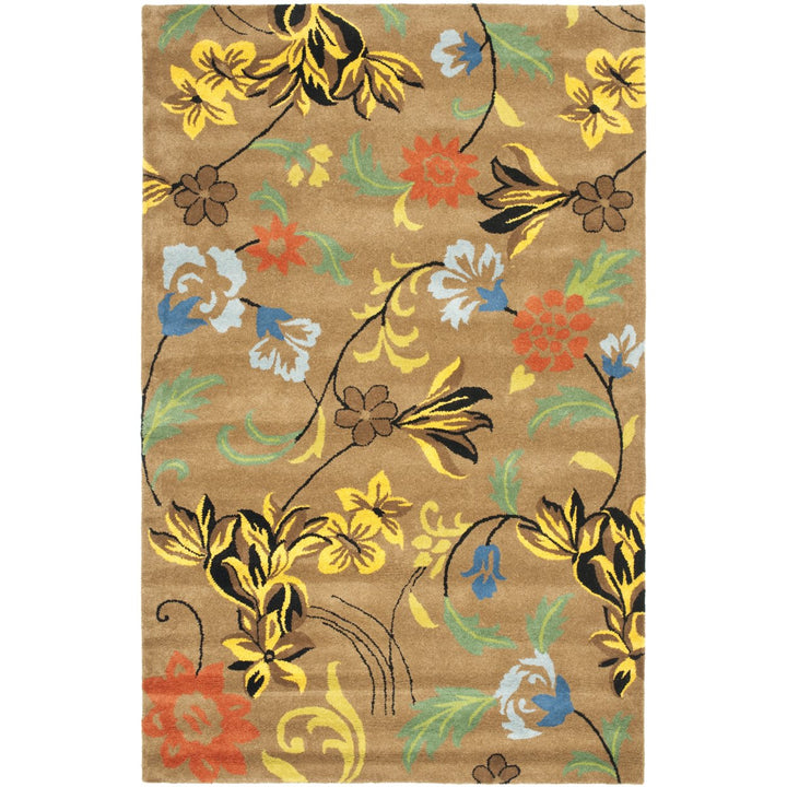 SAFAVIEH Soho SOH736A Handmade Brown / Multi Rug Image 9