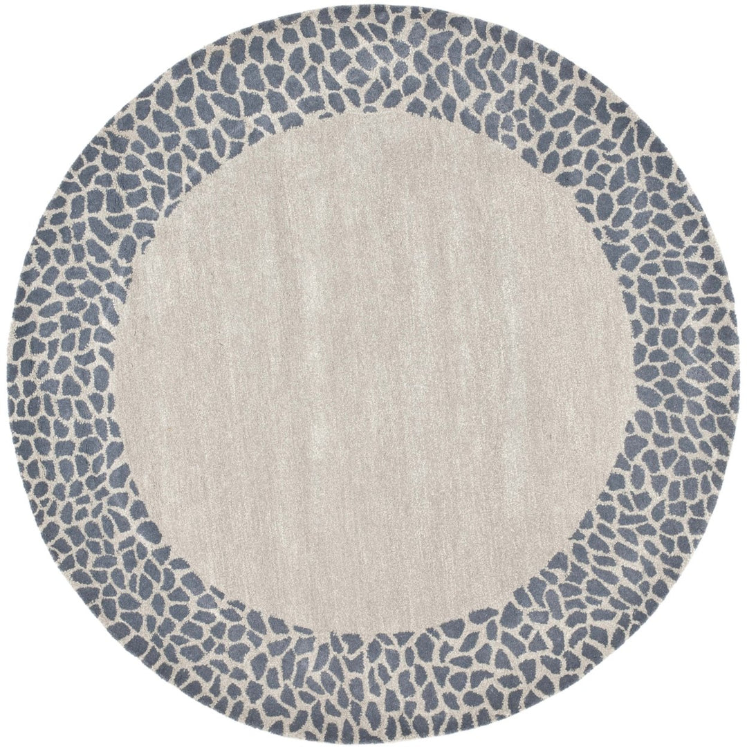 SAFAVIEH Soho SOH739B Handmade Silver / Grey Rug Image 1