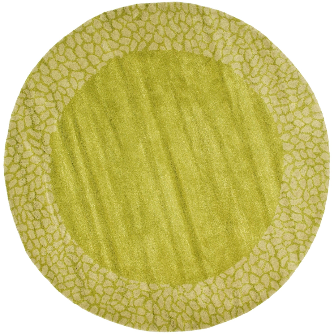 SAFAVIEH Soho SOH739C Handmade Green / Light Green Rug Image 4