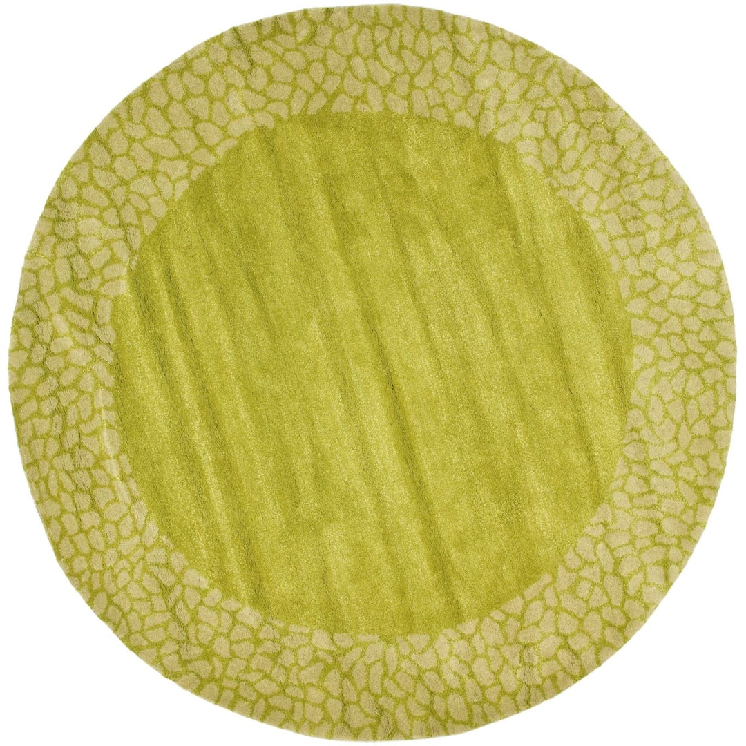 SAFAVIEH Soho SOH739C Handmade Green / Light Green Rug Image 1