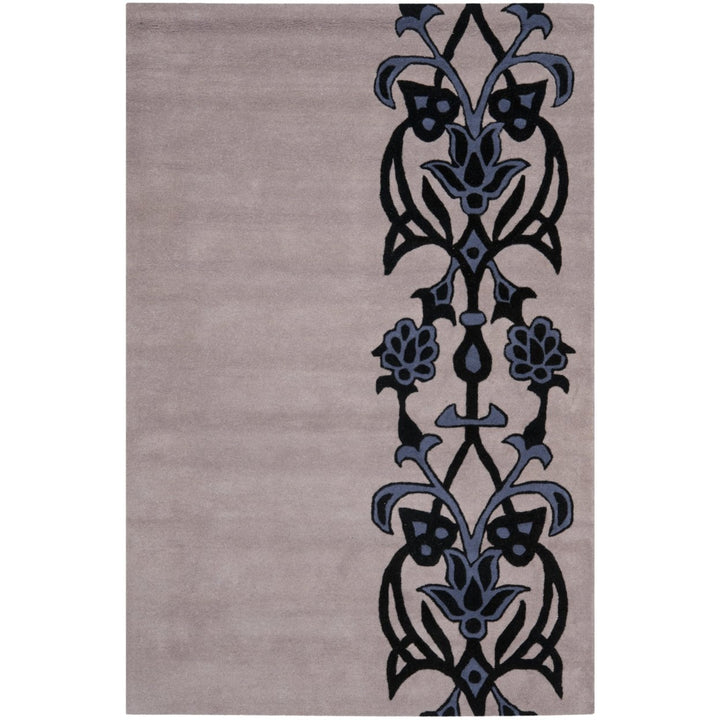 SAFAVIEH Soho SOH751A Handmade Beige / Purple Rug Image 4