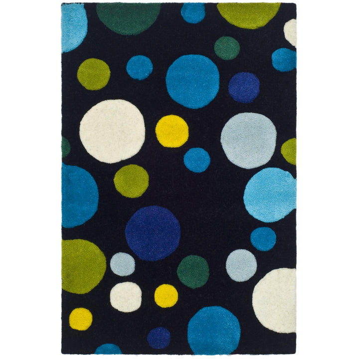 SAFAVIEH Soho SOH753B Handmade Black / Multi Rug Image 1