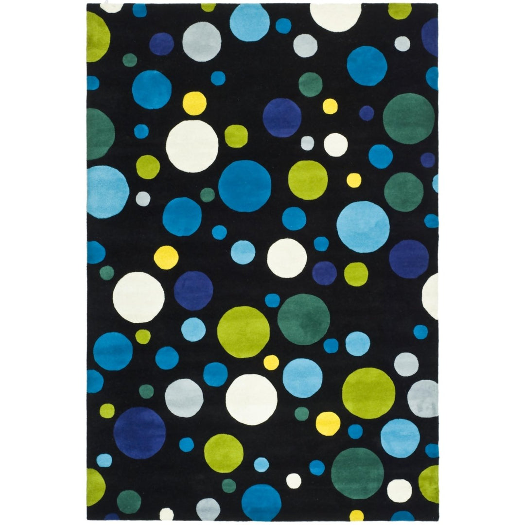 SAFAVIEH Soho SOH753B Handmade Black / Multi Rug Image 9