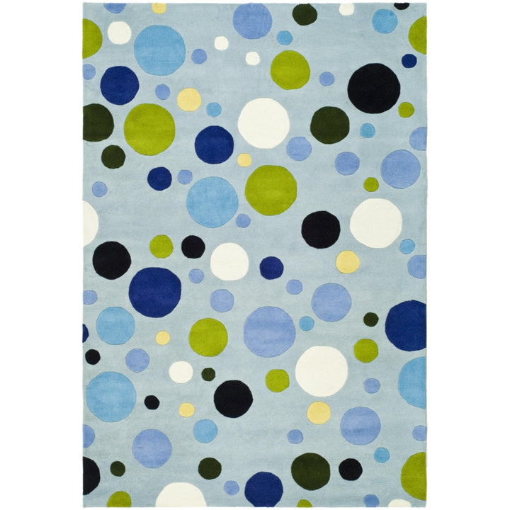 SAFAVIEH Soho Collection SOH753C Handmade Blue/Multi Rug Image 9