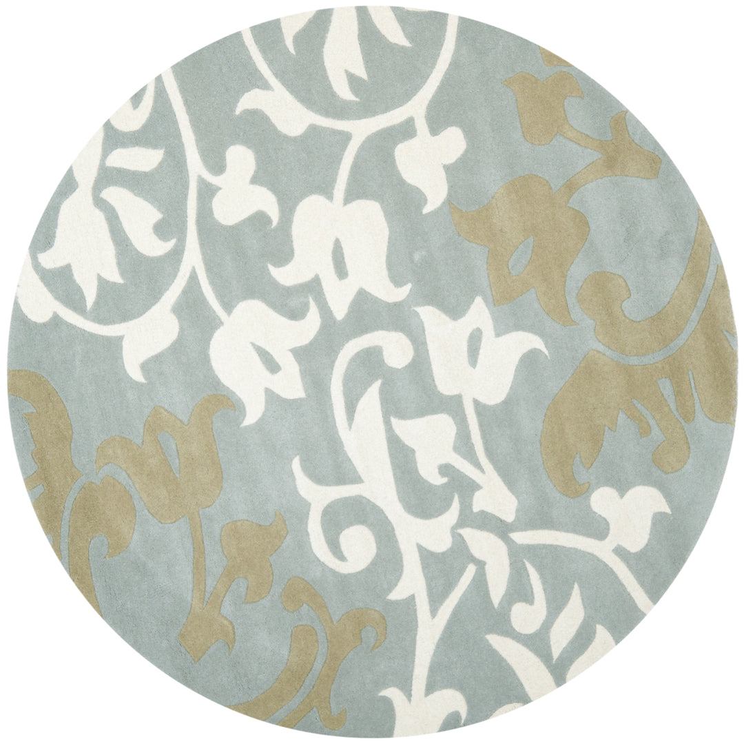 SAFAVIEH Soho Collection SOH760B Handmade Blue/Multi Rug Image 2