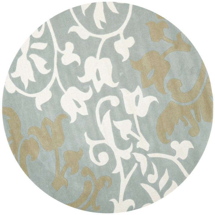 SAFAVIEH Soho Collection SOH760B Handmade Blue/Multi Rug Image 1