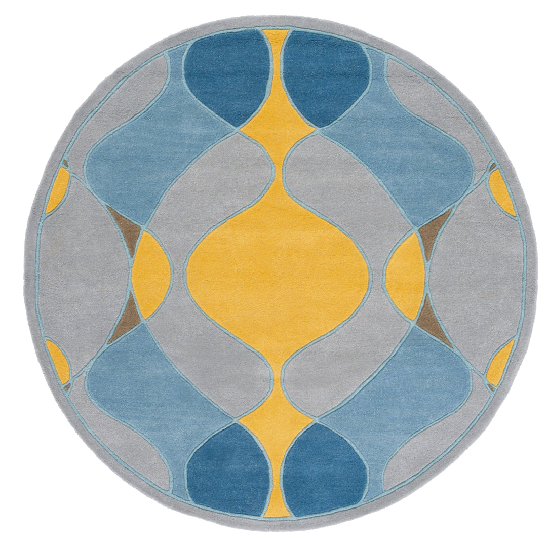 SAFAVIEH Soho Collection SOH762C Handmade Grey/Multi Rug Image 3