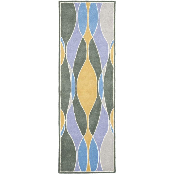 SAFAVIEH Soho Collection SOH762A Handmade Multi Rug Image 1