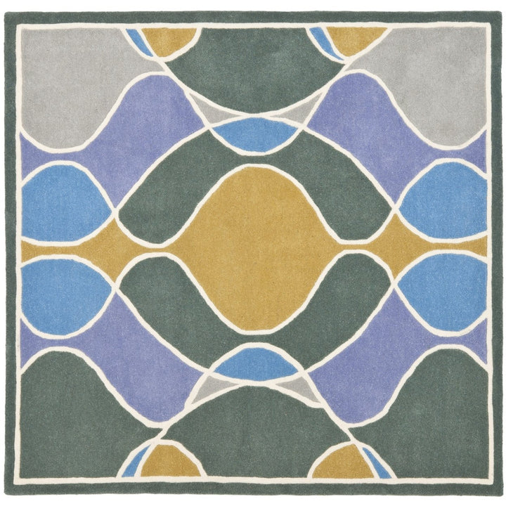 SAFAVIEH Soho Collection SOH762A Handmade Multi Rug Image 4