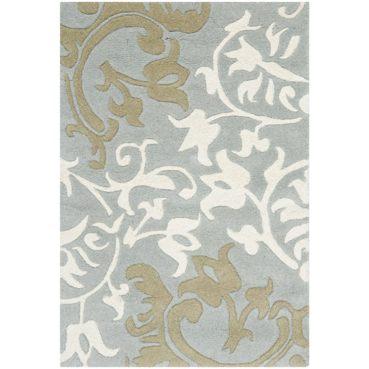 SAFAVIEH Soho Collection SOH760B Handmade Blue/Multi Rug Image 6