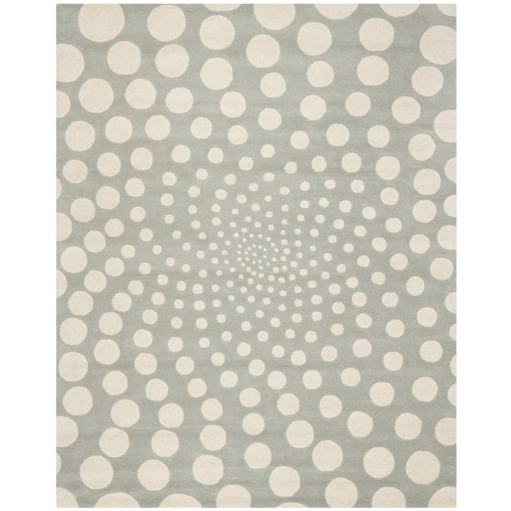 SAFAVIEH Soho Collection SOH766D Handmade Grey/Ivory Rug Image 1