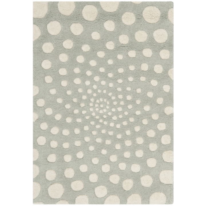 SAFAVIEH Soho Collection SOH766D Handmade Grey/Ivory Rug Image 2