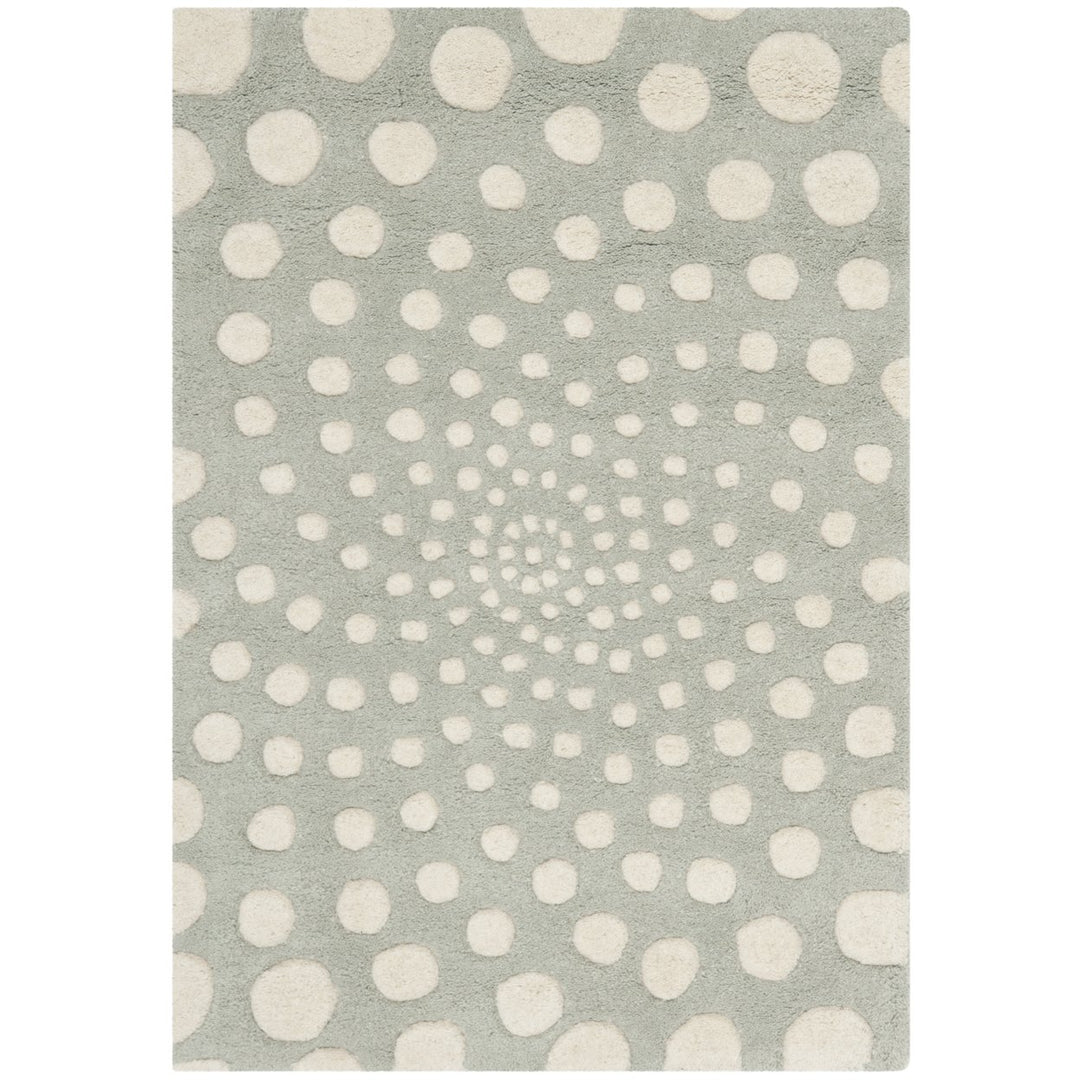 SAFAVIEH Soho Collection SOH766D Handmade Grey/Ivory Rug Image 1