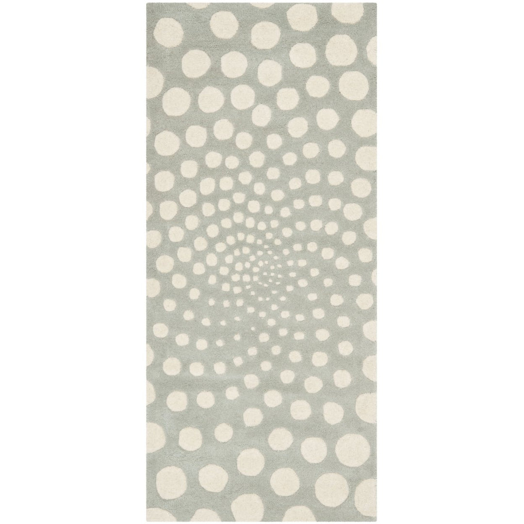 SAFAVIEH Soho Collection SOH766D Handmade Grey/Ivory Rug Image 1