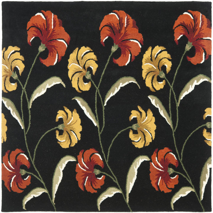 SAFAVIEH Soho SOH767C Handmade Black / Multi Rug Image 6